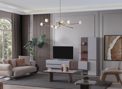 Wohnzimmer Set Einrichtung Komplettes Zimmer Möbel Sofa Couch Set 5tlg.